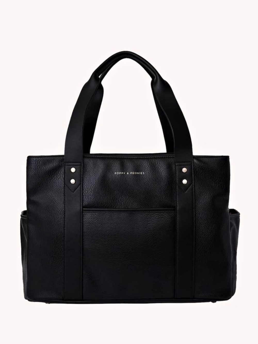 Poppy & Peonies Black Mini Voyager